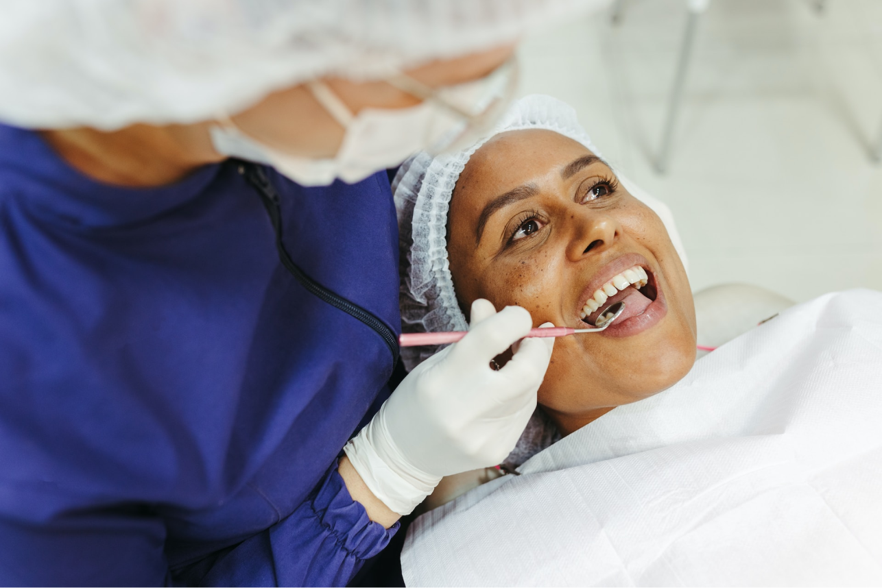 dental visit, dentist, dental patient, mouth open