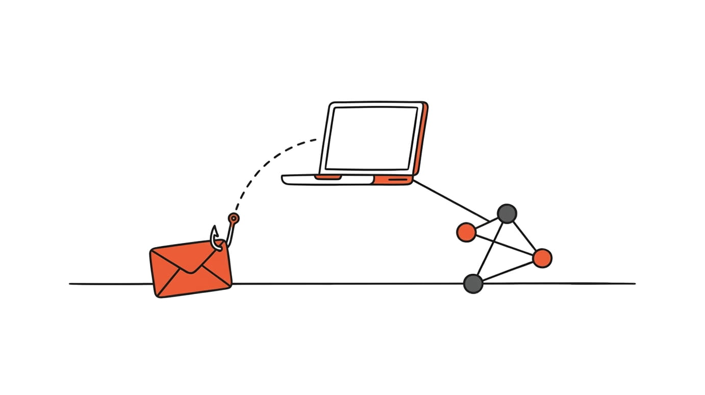 XDR vs SIEM vs SOAR: Which Security Platform Does Your Organisation Really Need? 3 email compromise chain illustration